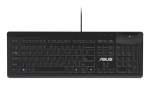 Klaviatuur ASUS KU100 t&auml;issuuruses juhtmega, must
