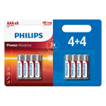 Patarei PHILIPS AAA leelispatarei 8-pakk