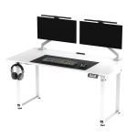 Elektriliselt reguleeritav laud UPLIFT 160x75 cm, valge