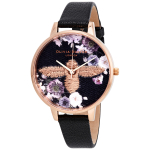 K&auml;ekell OLIVIA BURTON OB16EM02 38 mm, must/roosa