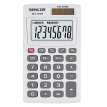 Kalkulaator SENCOR SEC 255/8, valge