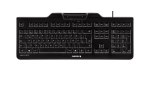 Klaviatuur CHERRY KC 1000 SC t&auml;issuuruses juhtmega, must