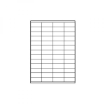 Kleebisetiketid LOGO 52.5x21.2mm, valge