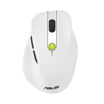 Juhtmevaba hiir ASUS MD105, valge/roheline