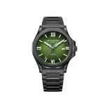 K&auml;ekell EMILE CHOURIET 41 mm, must/roheline