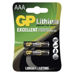 Patarei GP ONE-OFF LITHIUM AAA 2-pakk