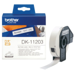 Etiketirull BROTHER DK-11203, must valgel taustal
