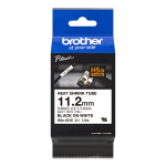 Kleepkirjalint BROTHER HSE-231E 11.2mm, must/valge