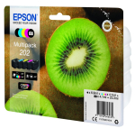 Tindikassettide komplekt EPSON 202 KIWI mitmikpakend