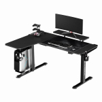 M&auml;ngulaud ULTRADESK WINGER nurgakujuline elektriliselt reguleeritav, must