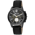 K&auml;ekell JUST CAVALLI MAN 42 mm, must