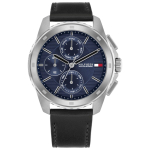 Meeste k&auml;ekell TOMMY HILFIGER 1710619 46 mm, must/hall