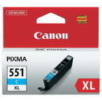 Tindikassett CANON CLI-551 XL C, ts&uuml;aan