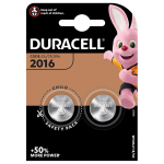 Liitiumpatareid DURACELL CR2016 2-pakk