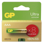 Patarei GP ULTRA AAA leelispatarei, 8 tk