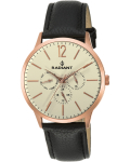 Meeste k&auml;ekell RADIANT RA415605 43 mm, must/roosakuld