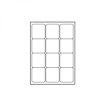 Kleebisetiketid LOGO 66x70mm A4, valge
