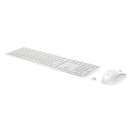 Juhtmevaba klaviatuuri ja hiire komplekt HP 655, valge