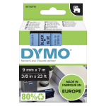 Kleepkirjalint DYMO D1 9mm, must/sinine