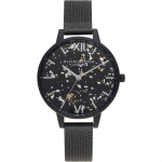 K&auml;ekell OLIVIA BURTON 34 mm, must