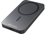 Akupank SANDBERG 5000 mAh traadita laadimisega, must