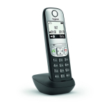 GIGASET A690HX Black 5,1 cm 2 tolli must-valge graafiline ekraan vabak&otilde;ne telefoniraamat DECT baasjaamadele ja ruuteritele