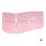 Ergonoomiline klaviatuur MEETION DIRECTORW, roosa