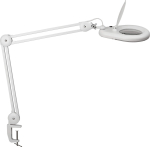 Laualamp VISO LED suurendustuli klambrijalaga, valge