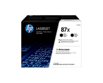 Toonerkassett HP 87X 2-pakk, must