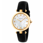 K&auml;ekell GUCCI YA141404 naistele 32mm, must/kuldne