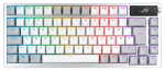 M&auml;nguklaviatuur ASUS ROG AZOTH 75% mehaaniline, valge