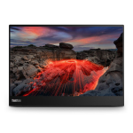 Monitor LENOVO THINKVISION M14T GEN 2 14" puutetundlik, must