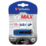 M&auml;lupulk VERBATIM V3 MAX 64GB, sinine