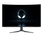 Monitor ALIENWARE AW3225QF 32" 4K QD-OLED kumer, must/valge