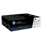 Toonerikassettide komplekt HP 128A 3-pakk, ts&uuml;aan/magenta/kollane
