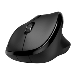 Juhtmevaba ergonoomiline hiir POWERTON ERGO CLOE, must