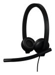 K&otilde;rvaklapid LOGITECH H570E juhtmega USB, must