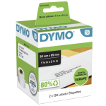Kleebisetiketid DYMO LW 28 x 89 mm, valge