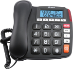 Lauatelefon OLYMPIA 4520, must/valge