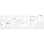 Klaviatuur CHERRY AK-C8112 meditsiiniline USB AZERTY, valge