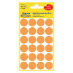 Kleebisetiketid AVERY ZWECKFORM 18 mm, neoonoranž
