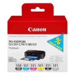 Tindikassettide komplekt CANON PGI-550/CLI-551, 6-pakk