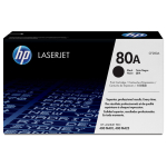 HP 80A       Black     LaserJet    Tonerpatrone