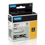 Kleepkirjalint DYMO RHINO 9mm x 5.5m, must/valge