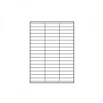 Kleebisetiketid LOGO 70x16,9 mm, valge