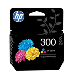 Tindikassettide komplekt HP 300 2-pakk must/v&auml;rviline