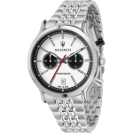 K&auml;ekell MASERATI EPOCA RACING 42mm, valge