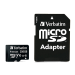 M&auml;lukaart VERBATIM 256GB microSDXC adapteriga