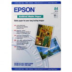 Fotopaber EPSON ARCHIVAL MATTE A4, valge