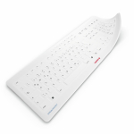 Klaviatuur CHERRY STREAM PROTECT MEMBRANE, valge